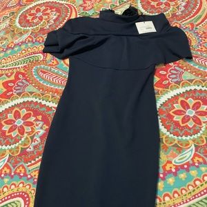 Missguided long dress, navy.